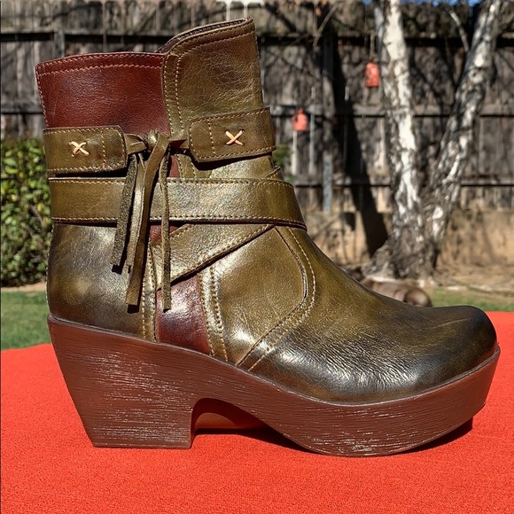 Jafa 610 Boots Olive & Brown Size 37 - Picture 1 of 8